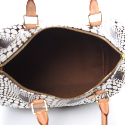 Louis Vuitton Monogram Kusama Town Speedy 30 White 5 of 15