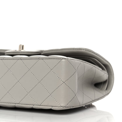 Chanel Lambskin Quilted Small Double Flap Grey 9 of 10