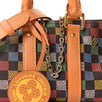 Louis Vuitton LV Vers Damier Ebene Keepall Bandouliere 25 7 of 9