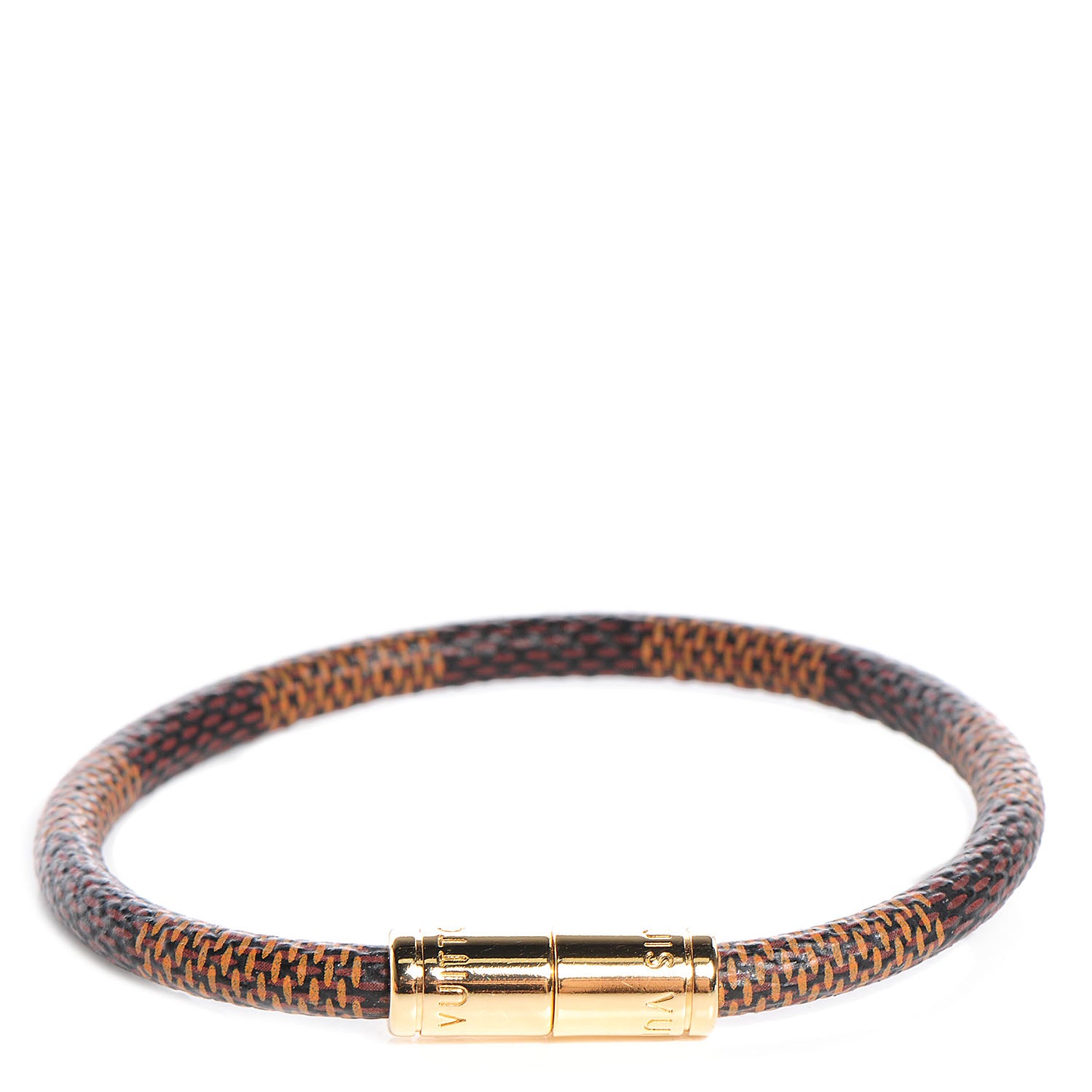 Louis Vuitton Damier Ebene Keep It Bracelet 19 1 of 6