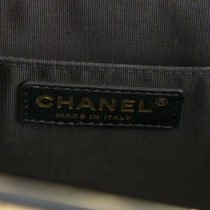 Chanel Calfskin Quilted Large Boy Tote Black 6 of 8
