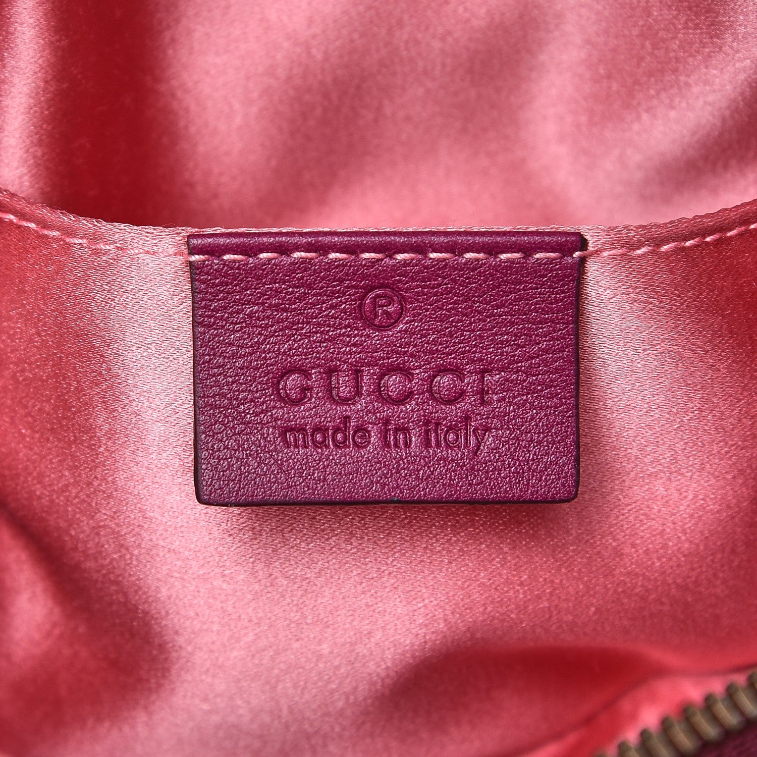 Gucci Velvet Matelasse GG Marmont Belt Bag 85 34 Fuchsia Violet Cyclamen 5 of 9