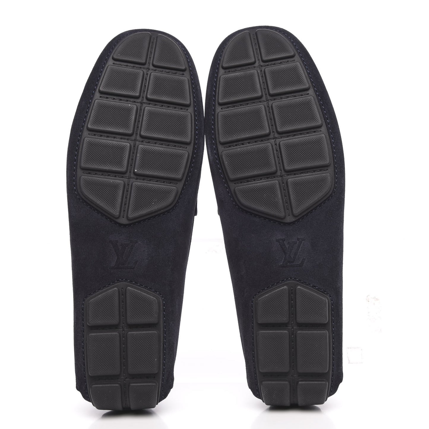 Suede Racetrack Moccasin Loafers 9.5 Marine