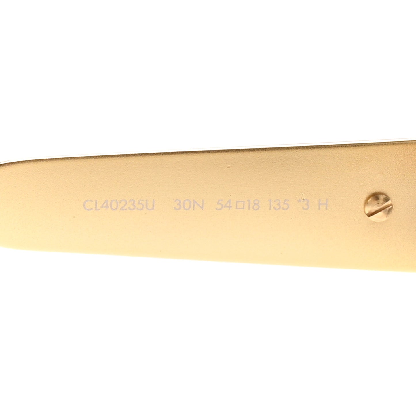 Metal Triomphe 01 Sunglasses CL40235U Gold Green
