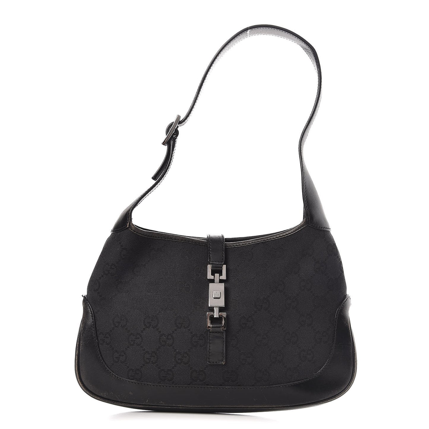 Monogram Small Jackie O Hobo Black