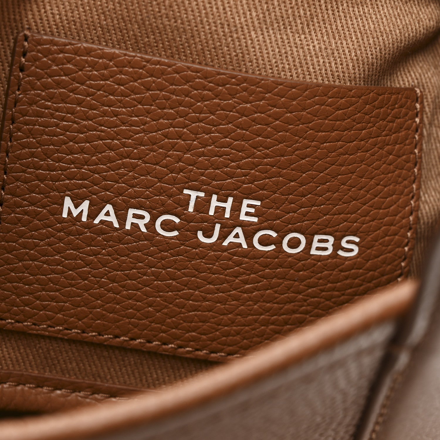 Marc Jacobs Grained Calfskin Small The Tote Bag Argan Oil 6 of 10
