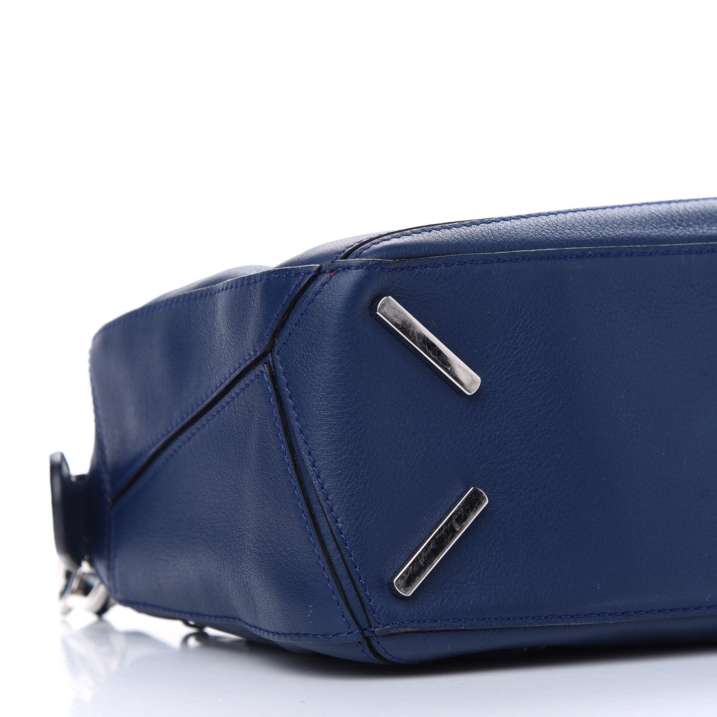 Calfskin Small Puzzle Bag Marine