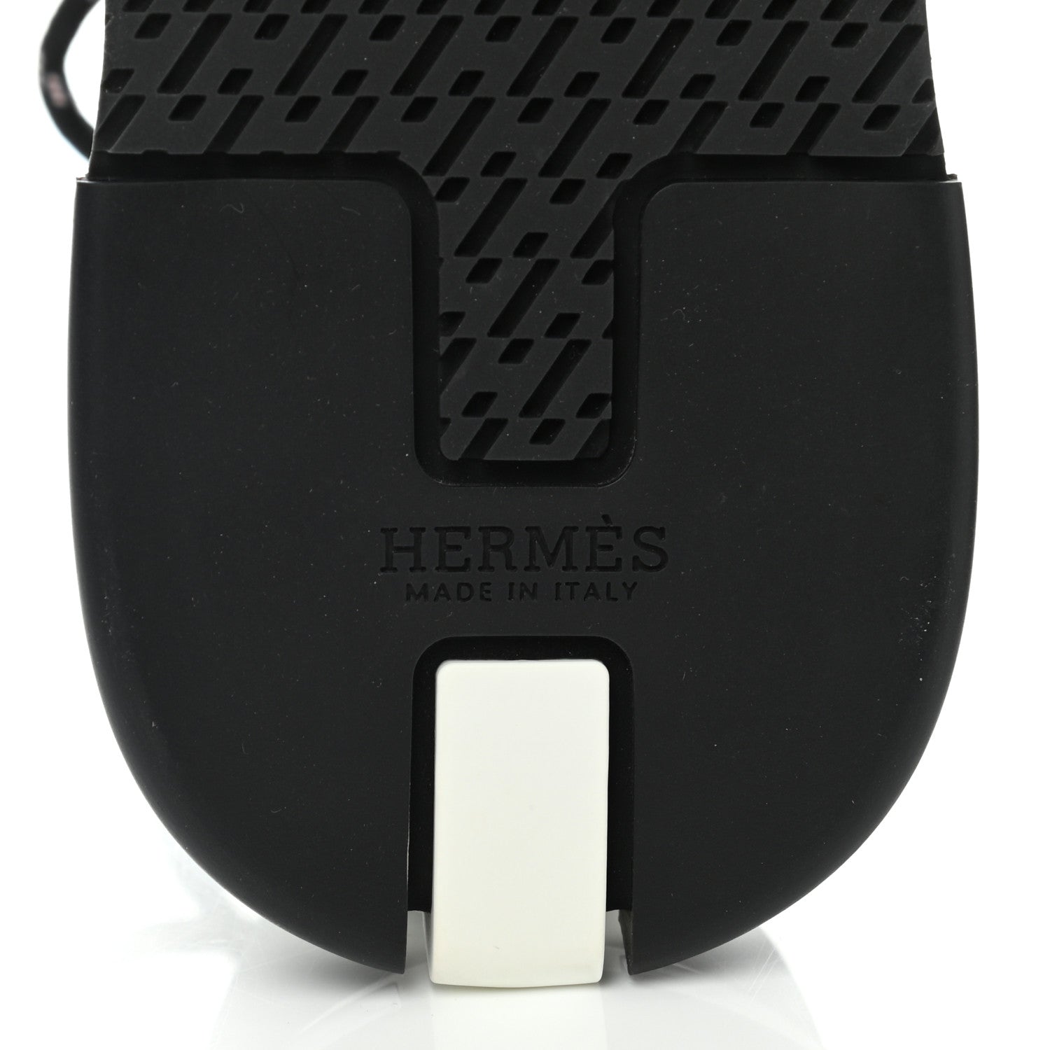 Hermes Knit Goatskin Womens Addict Sneakers 37.5 Black Multicolor 6 of 7