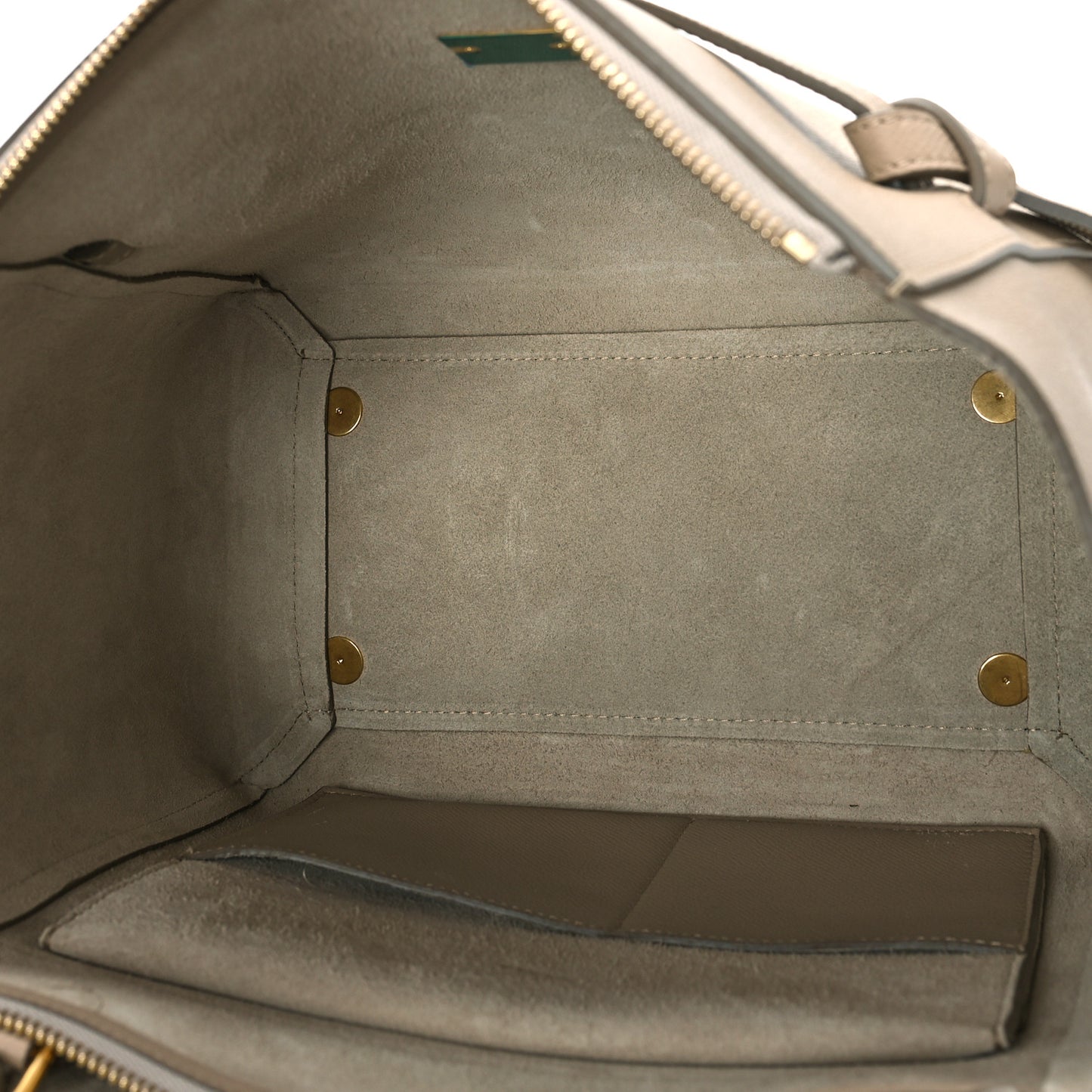 Grained Calfskin Mini Belt Bag Light Taupe