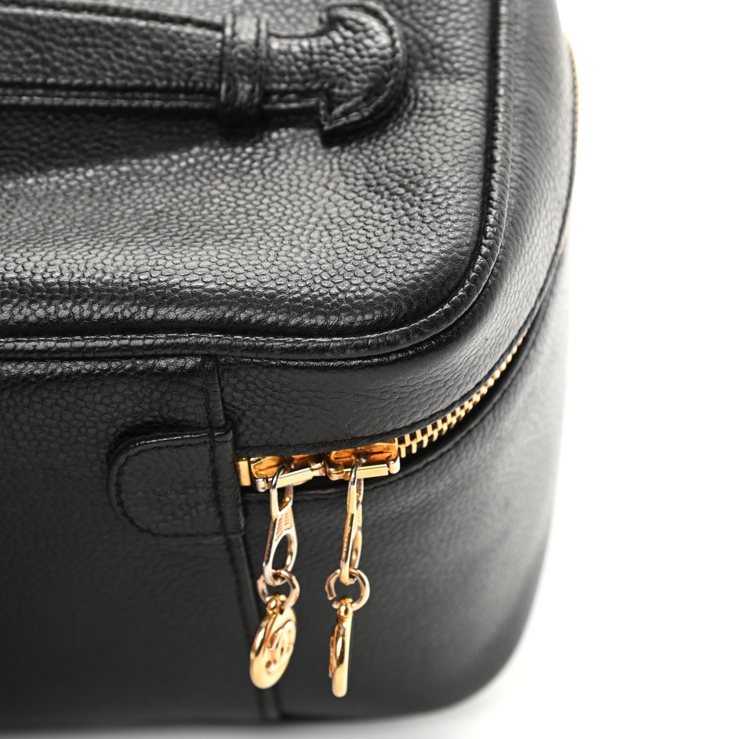 Chanel Caviar CC Vanity Cosmetic Case Black 8 of 8