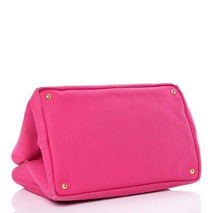 Prada Canapa Logo Shopping Tote Fuxia 4 of 16