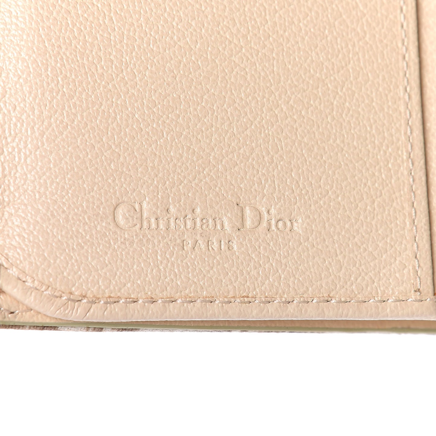 Monogram Vintage Flowers Saddle Wallet Beige