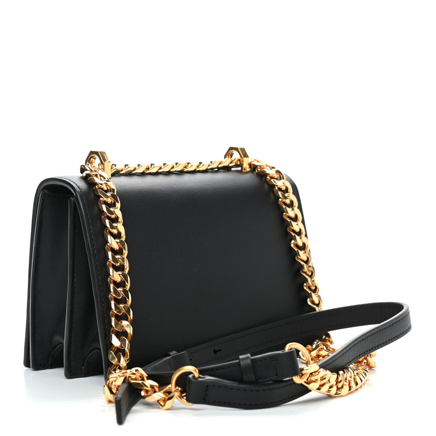 Calfskin Knuckle Crossbody Black