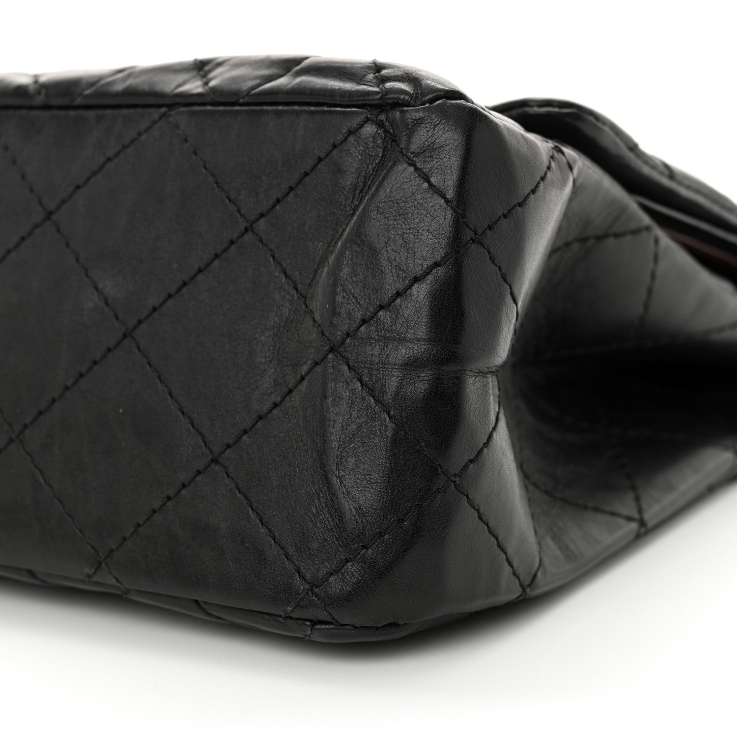 Chanel Aged Calfskin Quilted 2.55 Reissue 227 Flap Black 10 of 15