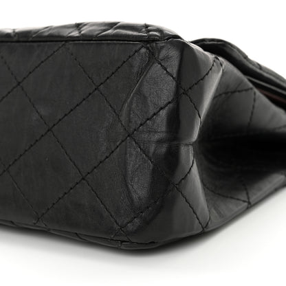 Chanel Aged Calfskin Quilted 2.55 Reissue 227 Flap Black 10 of 15