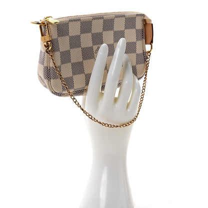 Louis Vuitton Damier Azur Mini Pochette Accessories 2 of 7