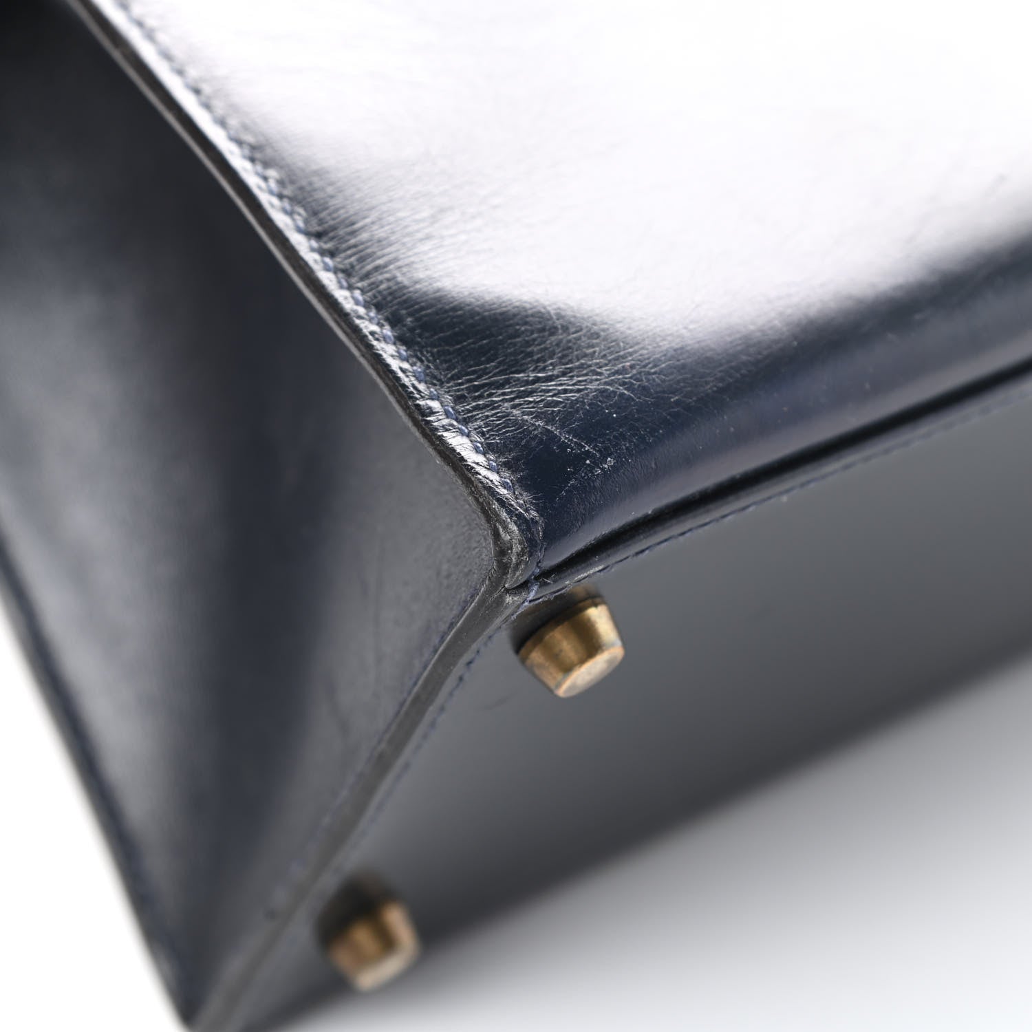 Hermes Box Kelly Sellier 28 Bleu Marine 12 of 19