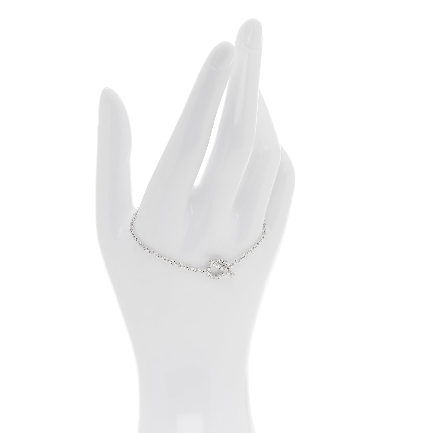 18K White Gold Diamond Finesse Bracelet SH