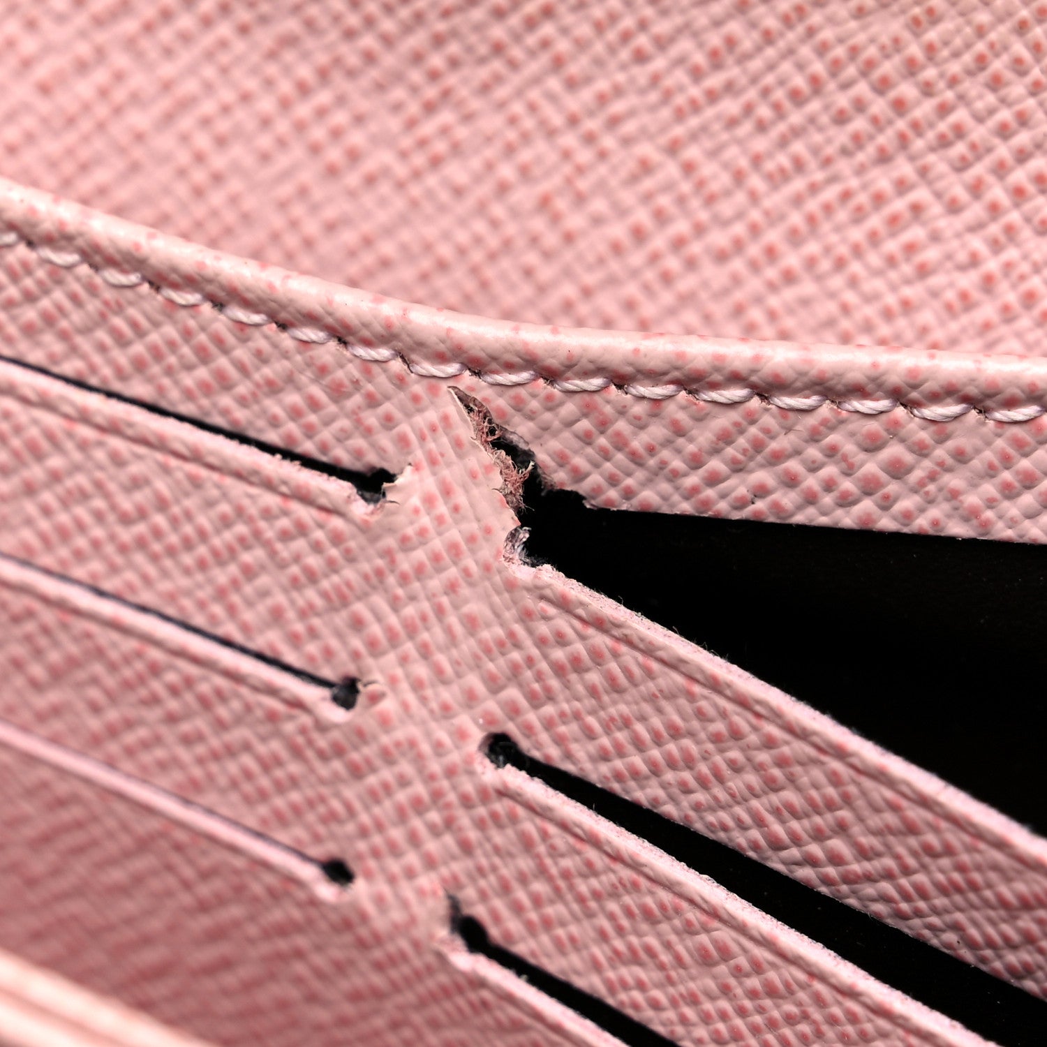Louis Vuitton Monogram Pompon Zippy Wallet Rose Ballerine 8 of 9