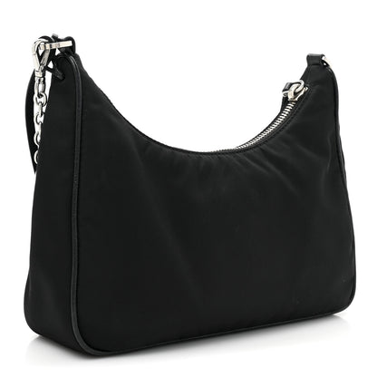 Prada Nylon Re-Edition 2005 Shoulder Bag Black 3 of 12