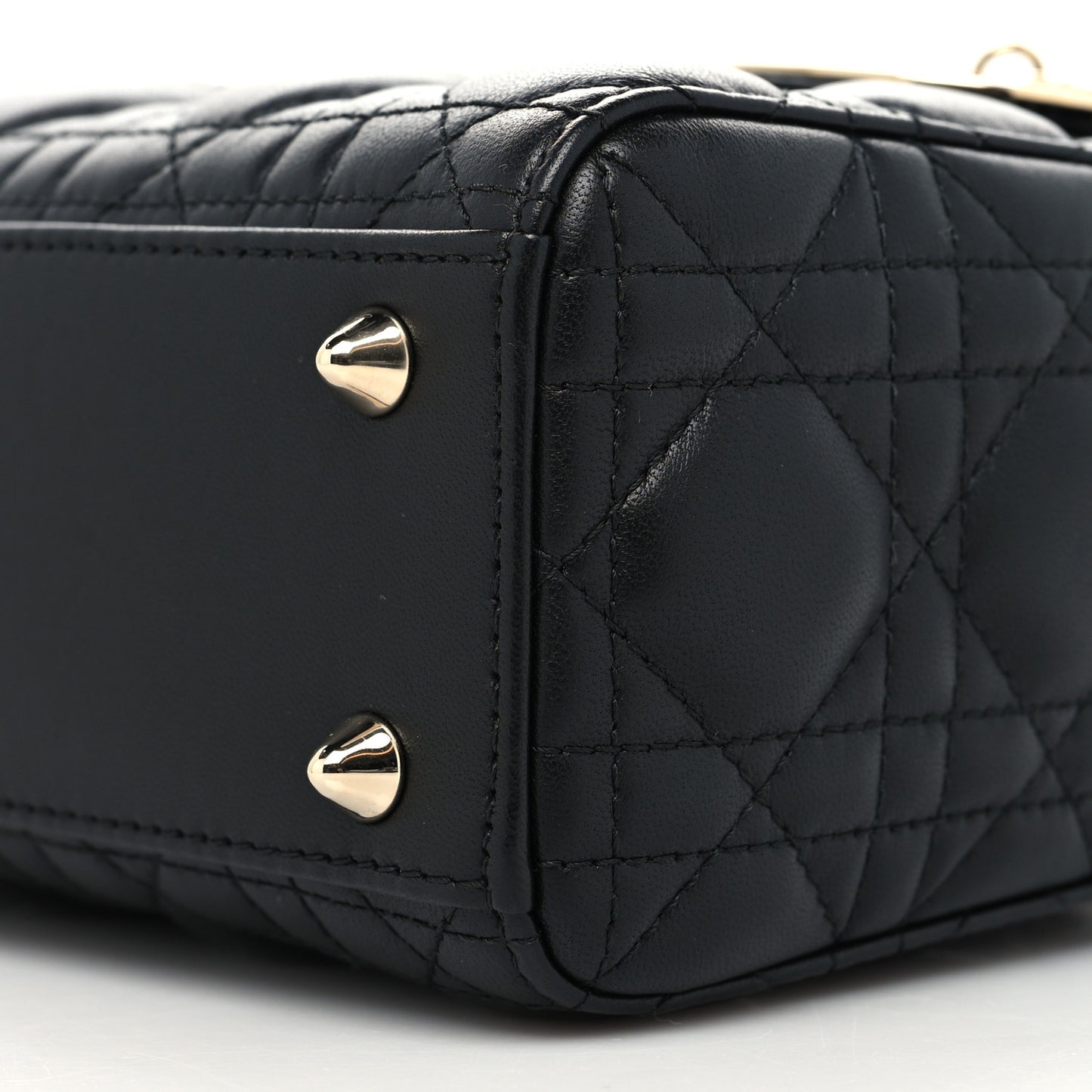 Lambskin Cannage Small My ABCDior Lady Dior Black