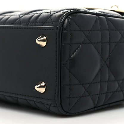 Christian Dior Lambskin Cannage Small My ABCDior Lady Dior Black 10 of 10
