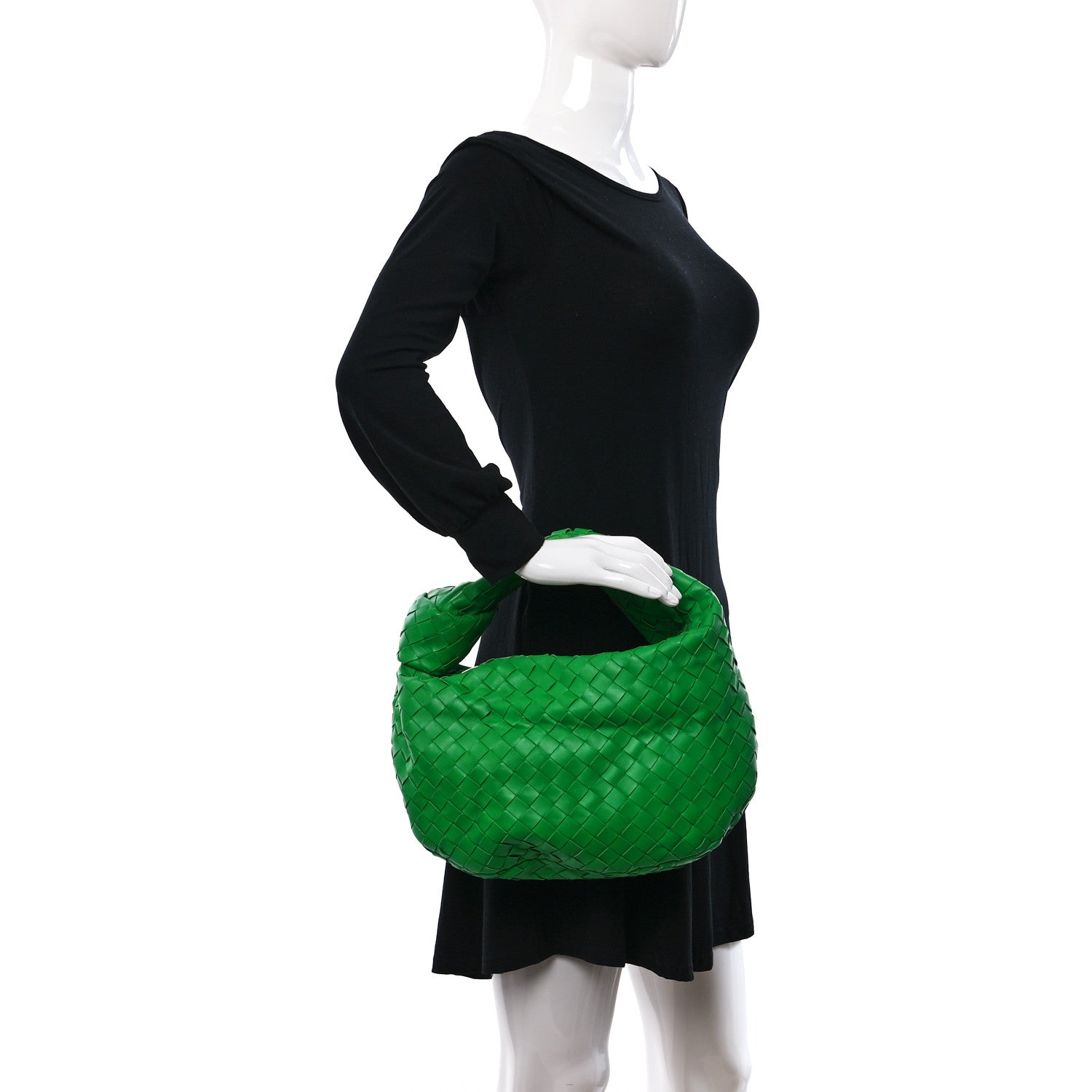 Bottega Veneta Nappa Intrecciato Teen Jodie Hobo Parakeet 2 of 9