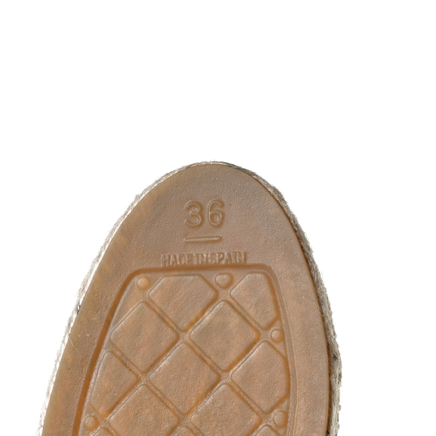 Goatskin Patent Calfskin CC Espadrille Mules 36 Black