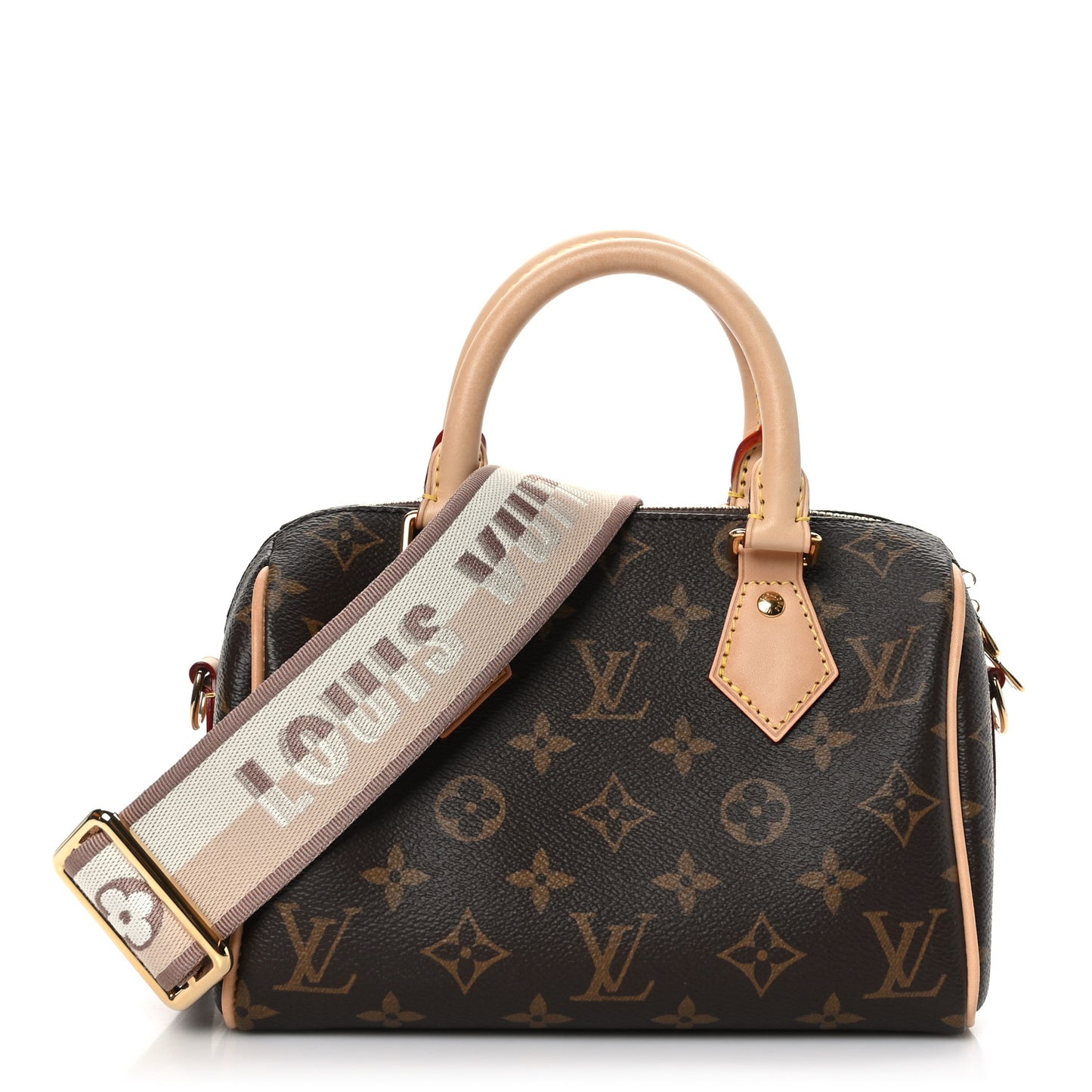 Monogram Speedy Bandouliere 20 Beige