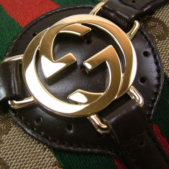 Gucci Monogram Signature Reins Tote 7 of 11