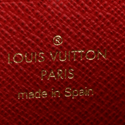 Louis Vuitton Damier Ebene Clemence Wallet Cherry 6 of 12