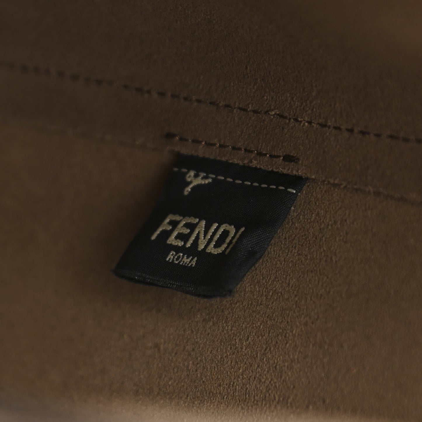 Vitello Vienna Enamel F is Fendi Shopping Tote Tortora Taupe