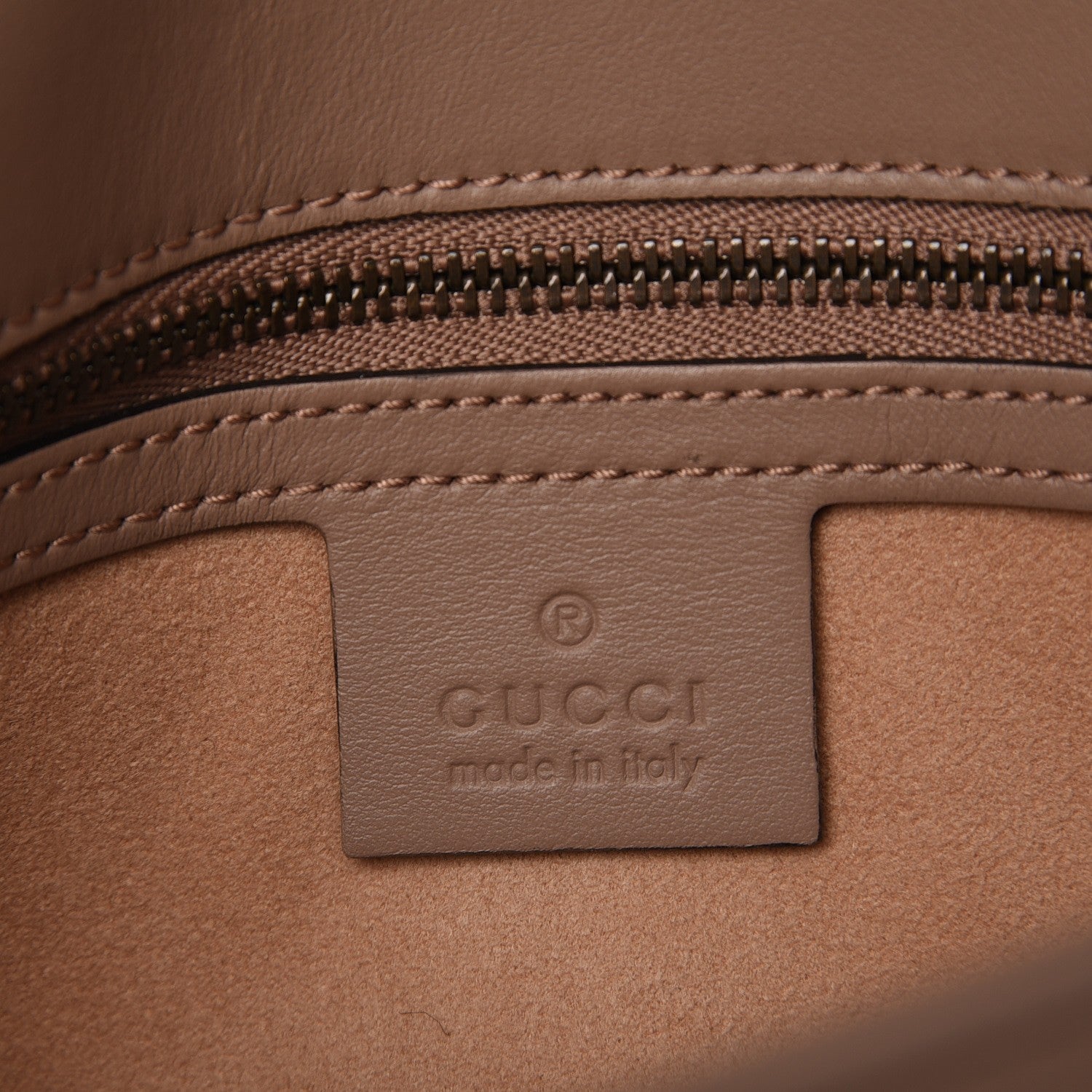 Gucci Calfskin Matelasse Small GG Marmont Shoulder Bag Porcelain Rose 6 of 7