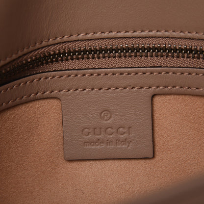 Gucci Calfskin Matelasse Small GG Marmont Shoulder Bag Porcelain Rose 6 of 7