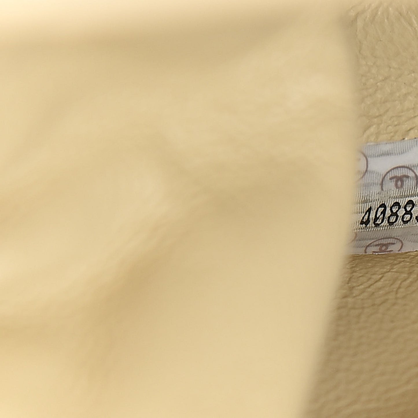 Caviar Quilted Frame Bag Ivory
