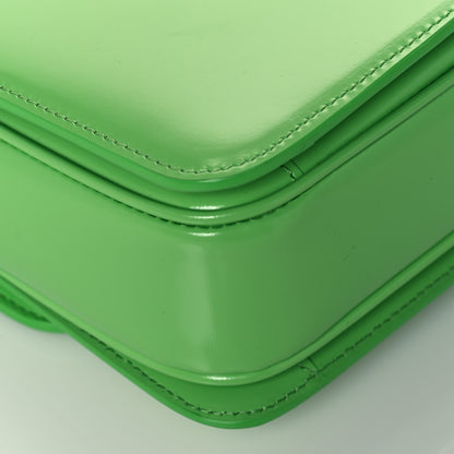Celine Shiny Calfskin Teen Cuir Triomphe Bright Green 11 of 14