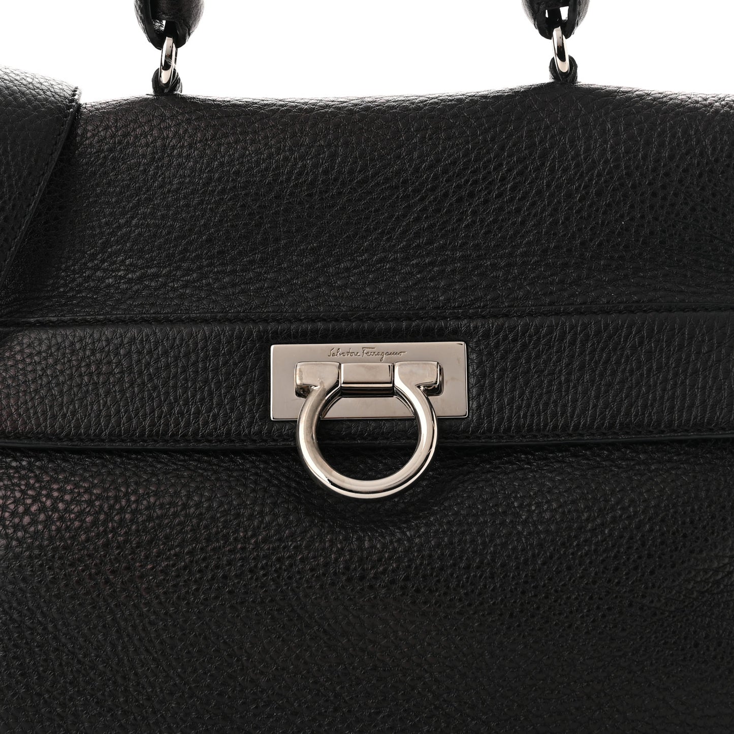 Calfskin Medium Sofia Satchel Black