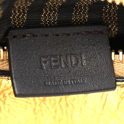 Fendi Rock Millenium Nano Fendigraphy Hobo Charm Gold 6 of 11