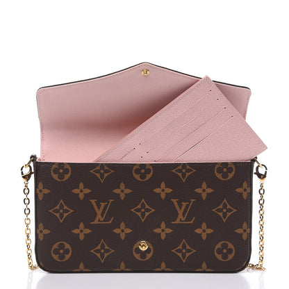 Louis Vuitton Monogram Lovely Birds Pochette Felicie Chain Wallet 7 of 10
