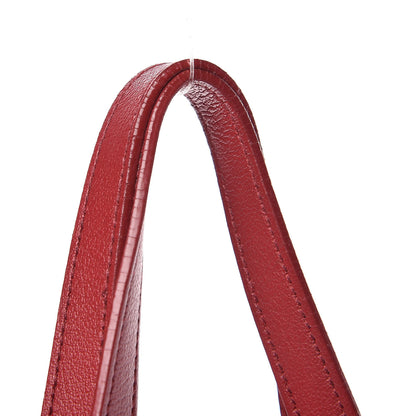 Saint Laurent Calfskin Large Shopping Tote Red 13 of 17
