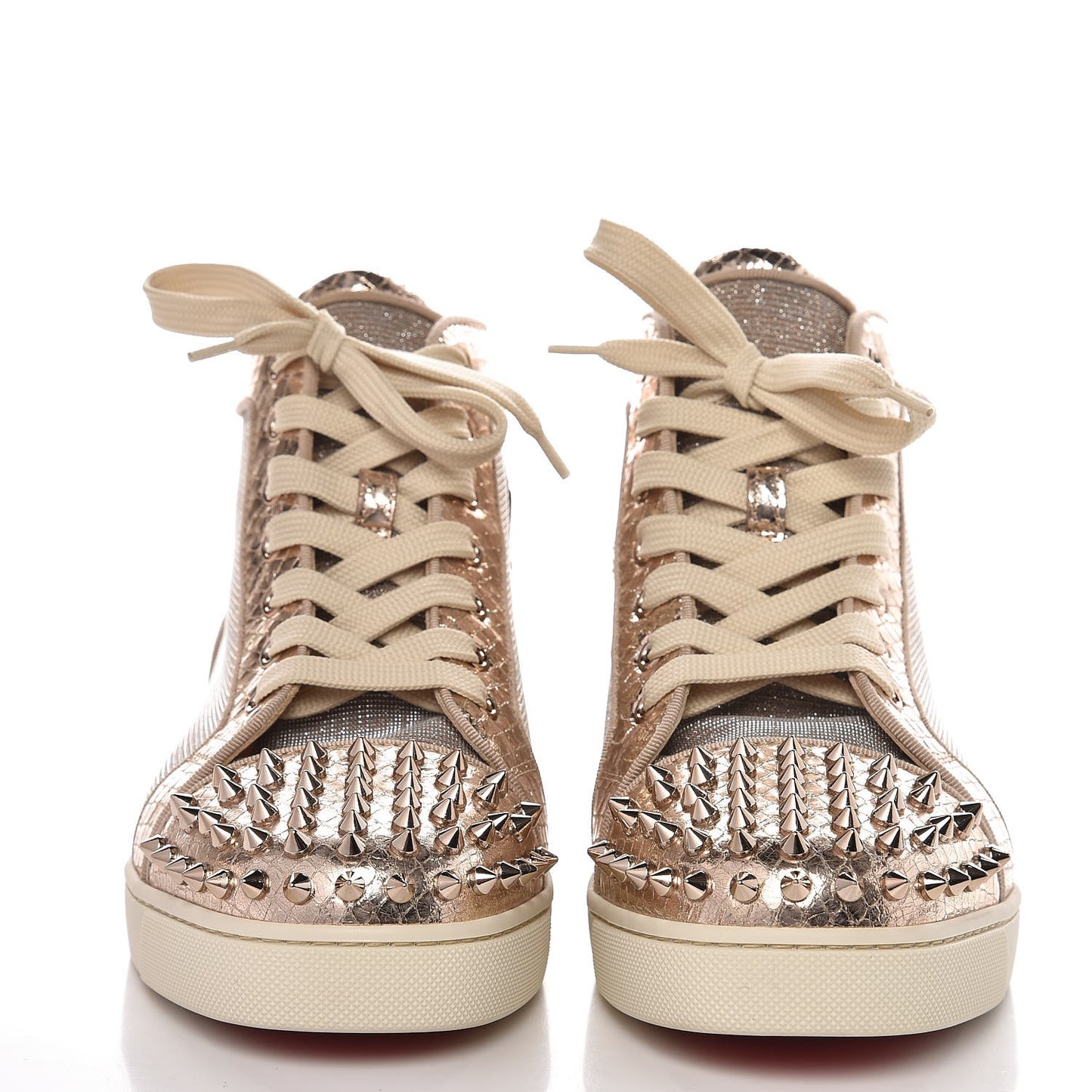 Lame Lou Spikes Flat Sneakers 39.5 gold