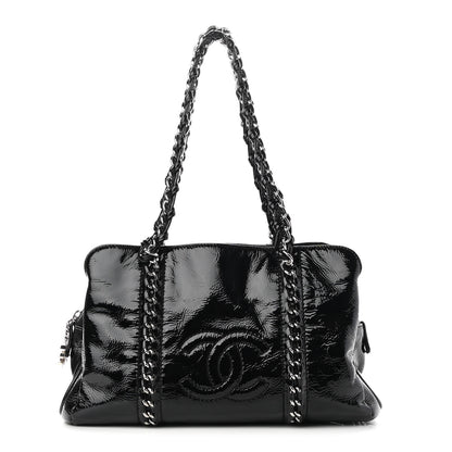 Chanel Patent Calfskin Small Luxe Ligne Tote Black 1 of 9
