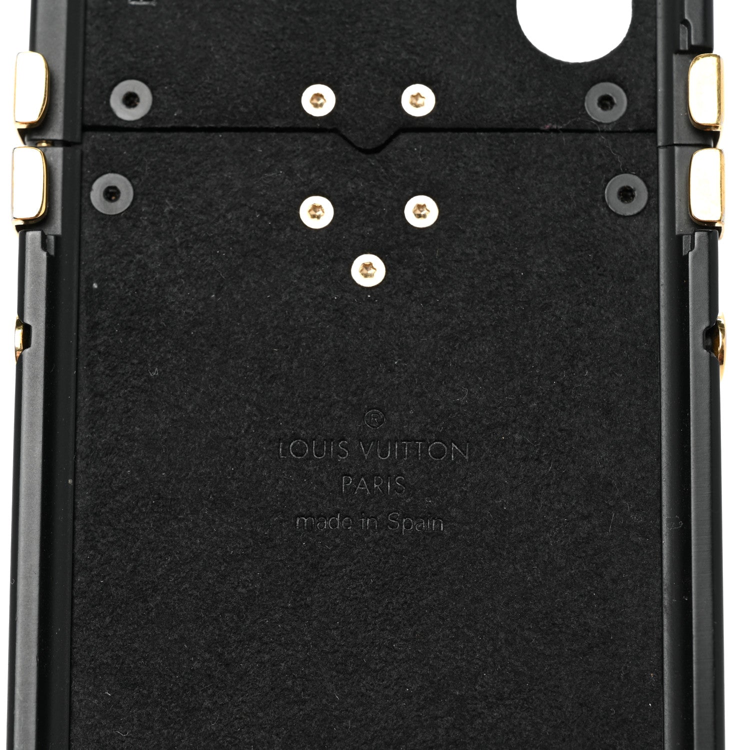 Louis Vuitton Monogram Eye Trunk With Strap iPhone X XS Case