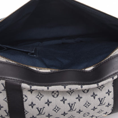 Louis Vuitton Mini Lin Sac a Langer Diaper Bag Blue 6 of 12