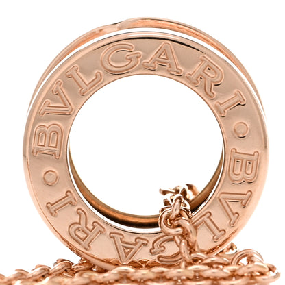 Bulgari 18K Rose Gold B.Zero1 Pendant Necklace 5 of 6