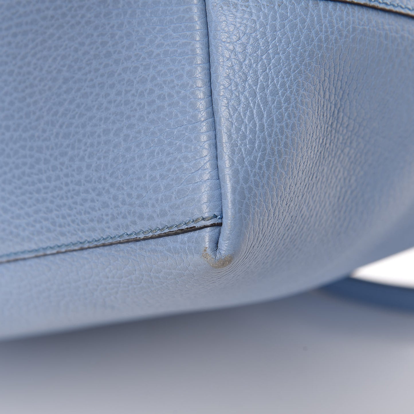 Dollar Calfskin GG Charm Dome Satchel Mineral Blue