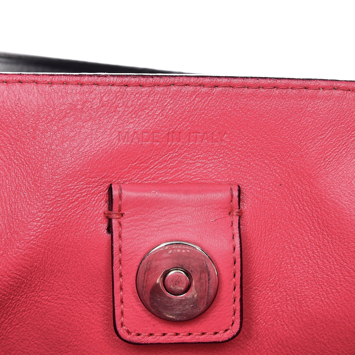 Christian Dior Bullcalf Medium Diorissimo Tote Navy Fuchsia 8 of 28