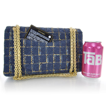 Chanel Fantasy Tweed 2.55 Reissue 226 Flap Blue 3 of 10