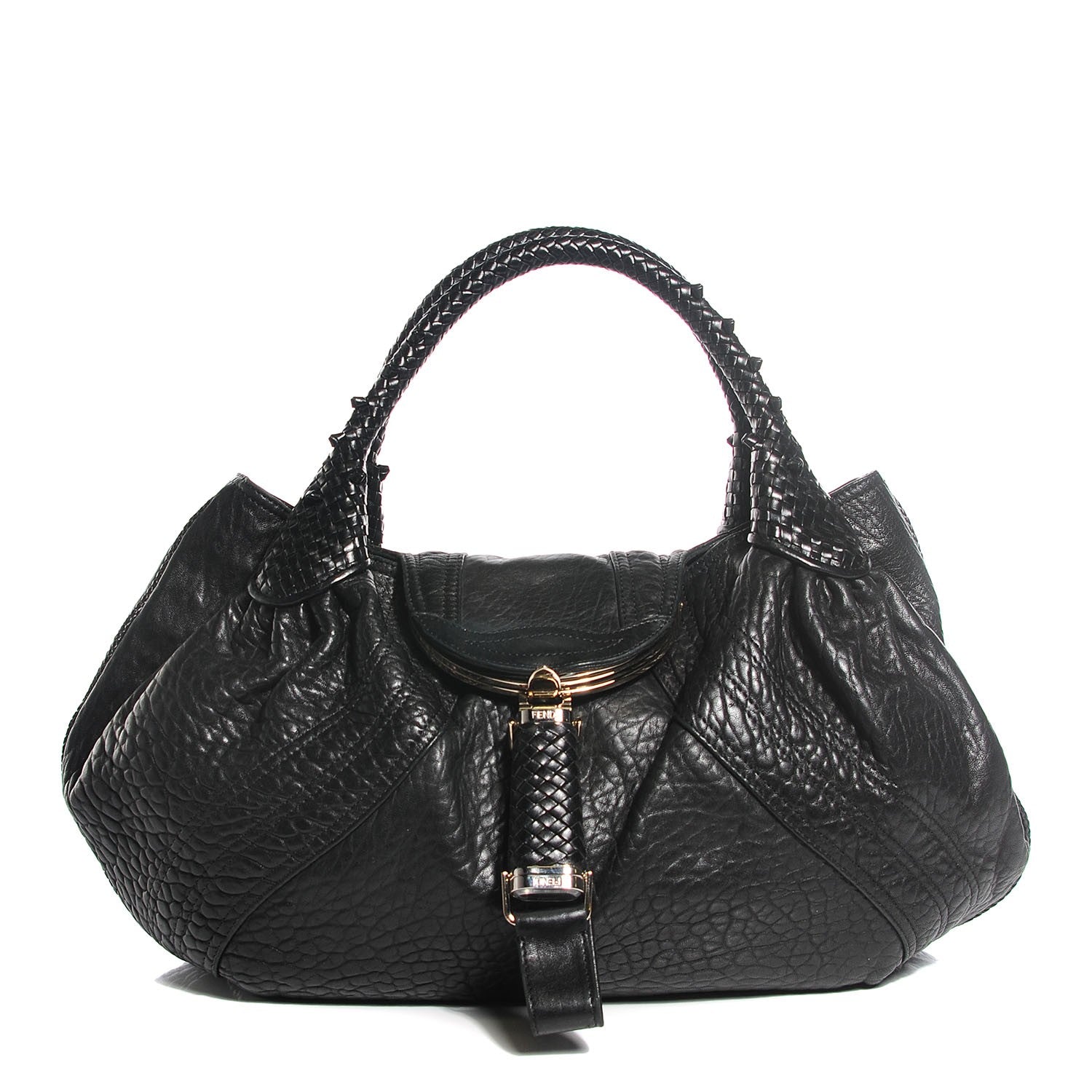 Fendi Nappa Nuvolata Spy Black 1 of 9
