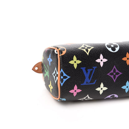 Louis Vuitton Monogram Multicolor Mini Sac HL Speedy Black 7 of 9
